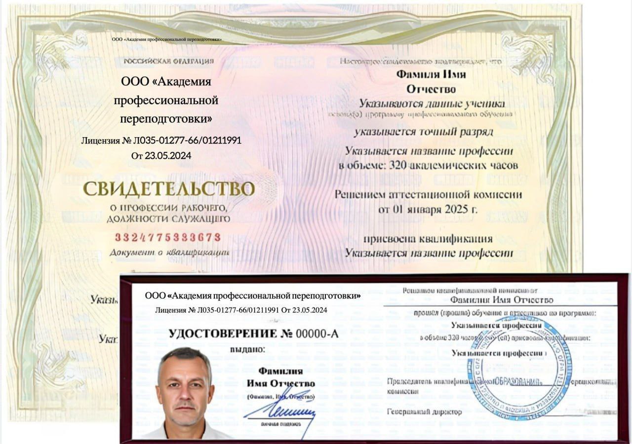 Образец документа